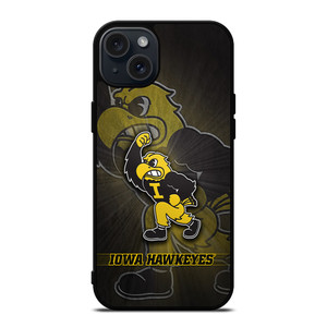 IOWA HAWKEYES MASCOT iPhone 15 Plus Case Cover