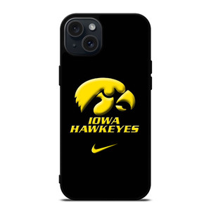 IOWA HAWKEYES NIKE LOGO iPhone 15 Plus Case Cover IOWA HAWKEYES NIKE LOGO iPhone 15 Plus Case Cover