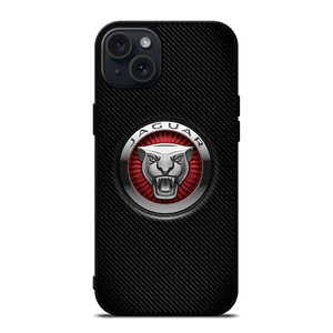 JAGUAR LOGO CARBON iPhone 15 Plus Case Cover JAGUAR LOGO CARBON iPhone 15 Plus Case Cover