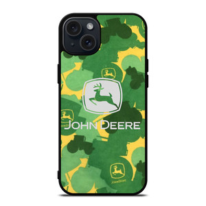 JOHN DEERE CAMO PATTERN iPhone 15 Plus Case Cover JOHN DEERE CAMO PATTERN iPhone 15 Plus Case Cover