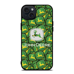 JOHN DEERE LOGO PATTERN 2 iPhone 15 Plus Case Cover