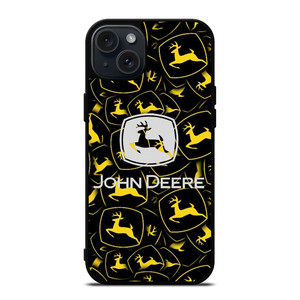 JOHN DEERE LOGO PATTERN iPhone 15 Plus Case Cover