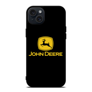 JOHN DEERE YELLOW BLACK iPhone 15 Plus Case Cover JOHN DEERE YELLOW BLACK iPhone 15 Plus Case Cover