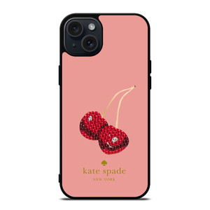KATE SPADE CHERRY iPhone 15 Plus Case Cover KATE SPADE CHERRY iPhone 15 Plus Case Cover