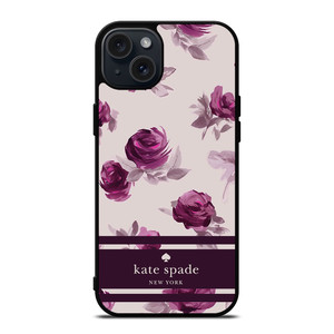 KATE SPADE FLORAL PURPLE iPhone 15 Plus Case Cover