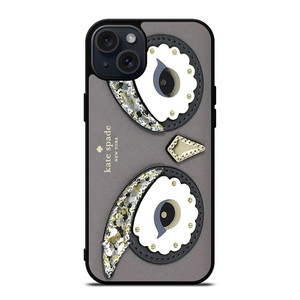 KATE SPADE OWL APPLIQUE iPhone 15 Plus Case Cover KATE SPADE OWL APPLIQUE iPhone 15 Plus Case Cover