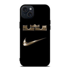 KING LEBRON JAMES NIKE METAL iPhone 15 Plus Case Cover KING LEBRON JAMES NIKE METAL iPhone 15 Plus Case Cover