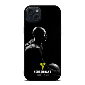 KOBE BRYANT RIP BLACK MAMBA iPhone 15 Plus Case Cover