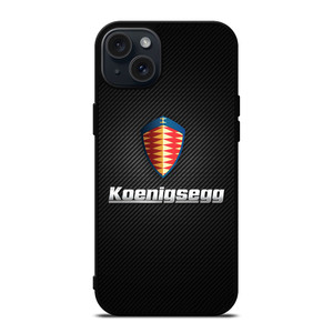KOENIGSEGG CARBON LOGO iPhone 15 Plus Case Cover