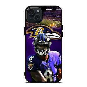 LAMAR JACKSON NFL BALTIMORE RAVENS iPhone 15 Plus Case Cover