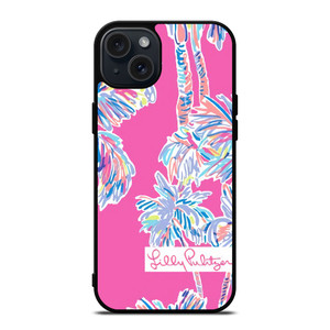 LILLY PULITZER PALM TREES iPhone 15 Plus Case Cover