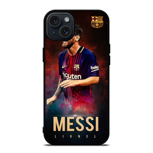 LIONEL MESSI BARCELONA FC iPhone 15 Plus Case Cover