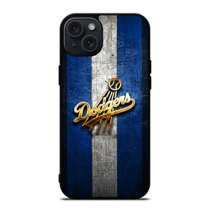 LOS ANGELES DODGERS GOLD LOGO iPhone 15 Plus Case Cover LOS ANGELES DODGERS GOLD LOGO iPhone 15 Plus Case Cover