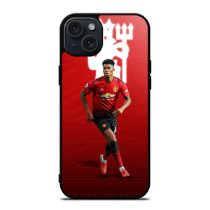 MANCHESTER UNITED MARCUS RAHFORD iPhone 15 Plus Case Cover
