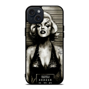 MARILYN MONROE CRIME iPhone 15 Plus Case Cover