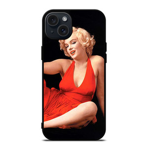 MARILYN MONROE RED DRESS iPhone 15 Plus Case Cover