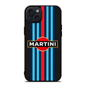 MARTINI RACING TEAM CARBON iPhone 15 Plus Case Cover MARTINI RACING TEAM CARBON iPhone 15 Plus Case Cover