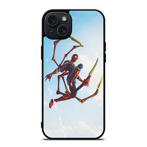 MARVEL SPIDERMAN IRON MODE iPhone 15 Plus Case Cover MARVEL SPIDERMAN IRON MODE iPhone 15 Plus Case Cover