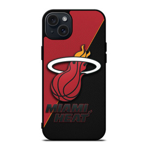 MIAMI HEAT BASKETBALL LOGO iPhone 15 Plus Case Cover