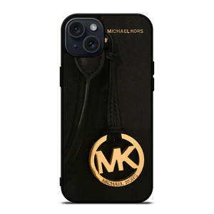 MICHAEL KORS LOGO BLACK iPhone 15 Plus Case Cover