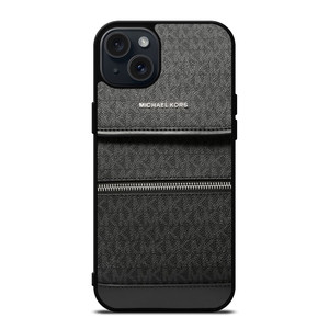 MICHAEL KORS MK LOGO BACKPACK BLACK BAG iPhone 15 Plus Case Cover