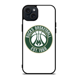 MILWAUKEE BUCKS LOGO BASKETBALL 1968 iPhone 15 Plus Case Cover
