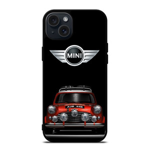 MINI COOPER CAR RETRO iPhone 15 Plus Case Cover MINI COOPER CAR RETRO iPhone 15 Plus Case Cover