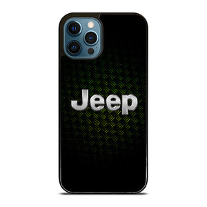 JEEP GREEN CARBON LOGO iPhone 12 Pro Max Case Cover