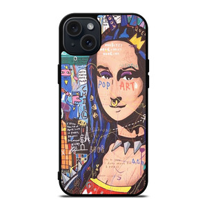 MONALISA ABSTRACT POP ART  iPhone 15 Plus Case Cover