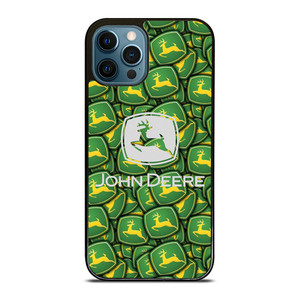 JOHN DEERE LOGO PATTERN 2 iPhone 12 Pro Max Case Cover