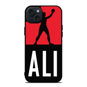 MUHAMMAD ALI BOXER SILHOUETTE iPhone 15 Plus Case Cover
