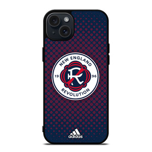 NEW ENGLAND REVOLUTION SOCCER MLS ADIDAS iPhone 15 Plus Case Cover