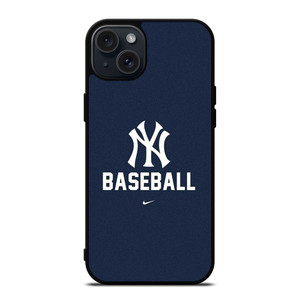 NEW YORK YANKEES NY NIKE LOGO BASEBALL TEAM iPhone 15 Plus Case Cover