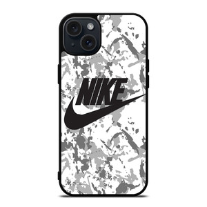 NIKE CAMO LOGO iPhone 15 Plus Case Cover