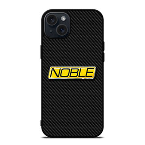 NOBLE CARBON LOGO iPhone 15 Plus Case Cover