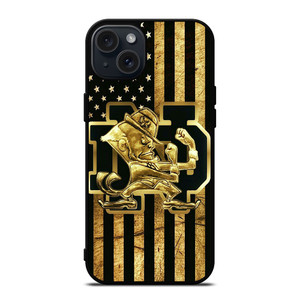 NOTRE DAME FIGHTING IRISH GOLD iPhone 15 Plus Case Cover