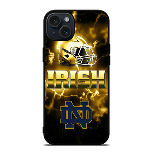 NOTRE DAME FIGHTING IRISH HELMET iPhone 15 Plus Case Cover