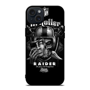 OAKLAND RAIDERS BLACK SUNDAY NFL iPhone 15 Plus Case Cover