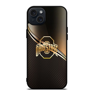 OHIO STATE FOOTBALL GOLD LOGO iPhone 15 Plus Case Cover
