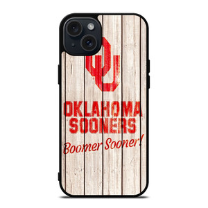 OKLAHOMA SOONERS WOODEN LOGO iPhone 15 Plus Case Cover OKLAHOMA SOONERS WOODEN LOGO iPhone 15 Plus Case Cover