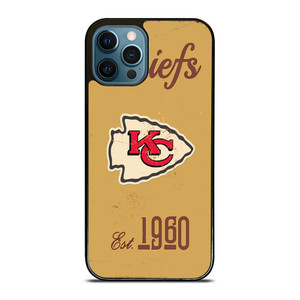 KANSAS CITY CHIEFS RUSTY LOGO iPhone 12 Pro Max Case Cover