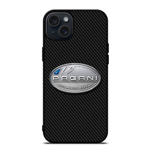 PAGANI AUTOMOBILI CARBON LOGO iPhone 15 Plus Case Cover