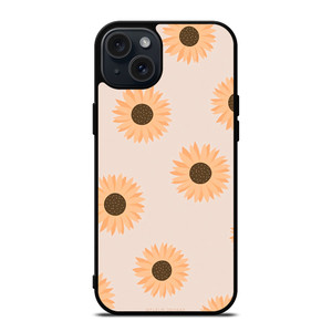 PASTEL SUNFLOWER PATTERN iPhone 15 Plus Case Cover