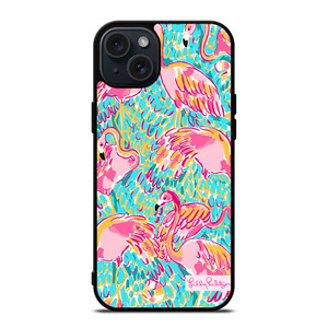 PATTERN LILLY PULITZER FLAMINGO iPhone 15 Plus Case Cover