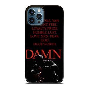 KENDRICK LAMAR DAMN QUOTES iPhone 12 Pro Max Case Cover