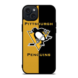 PITTSBURGH PENGUINS NHL SYMBOL iPhone 15 Plus Case Cover PITTSBURGH PENGUINS NHL SYMBOL iPhone 15 Plus Case Cover