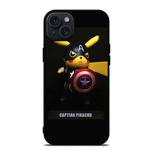POKEMON CAPTAIN PIKACHU iPhone 15 Plus Case Cover POKEMON CAPTAIN PIKACHU iPhone 15 Plus Case Cover