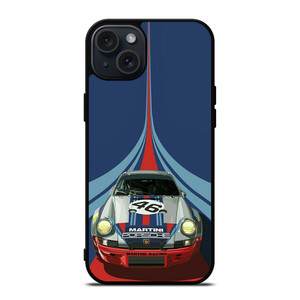 PORSCHE MARTINI RACING CAR LOGO 46 iPhone 15 Plus Case Cover PORSCHE MARTINI RACING CAR LOGO 46 iPhone 15 Plus Case Cover