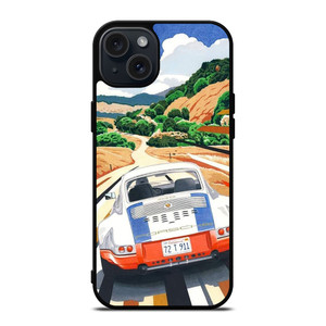 PORSCHE PAINTING ART iPhone 15 Plus Case Cover PORSCHE PAINTING ART iPhone 15 Plus Case Cover