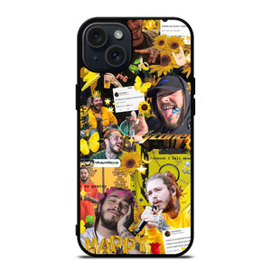 POST MALONE COLLAGE iPhone 15 Plus Case Cover POST MALONE COLLAGE iPhone 15 Plus Case Cover